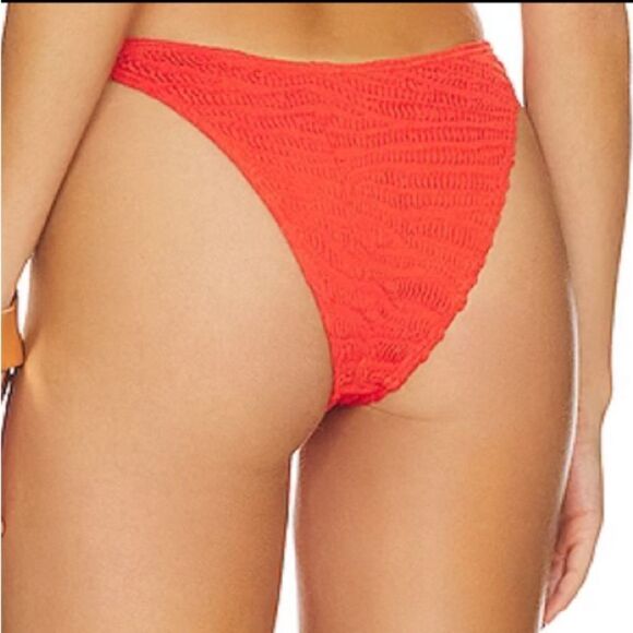 New Bond-Eye Australia Bikini Bottom In Coral Stripe XS - Picture 4 of 14